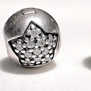 Pandora (Retired) You’re A Star Sterling Silver and CZ clip #791056CZ